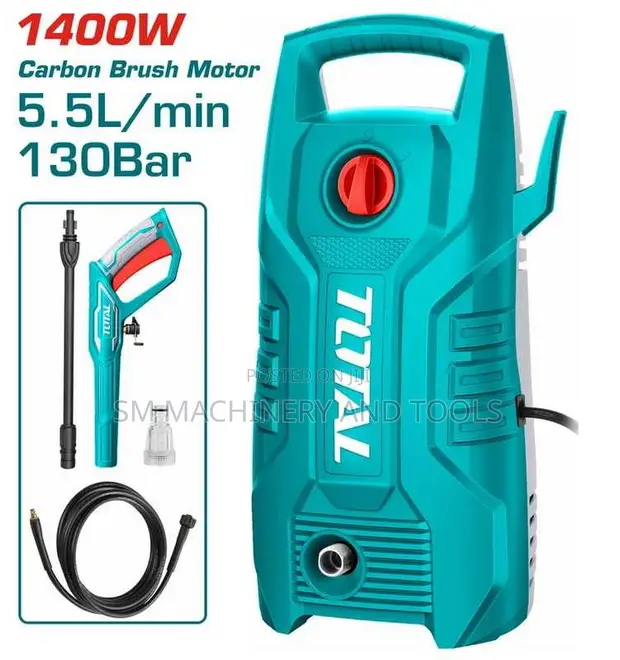 Total TGT11316 High Pressure Washer 1400W 130Bar - 1