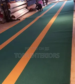 4mm Nene Delta Mosque Sakafu Carpeti zenye Mistari ya Sala