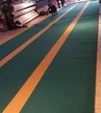 4mm Nene Delta Mosque Sakafu Carpeti zenye Mistari ya Sala - 1
