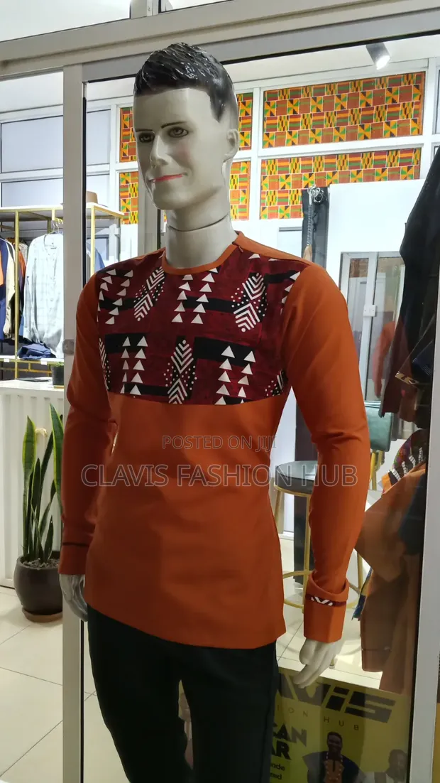 Clavis Fashion Hub Acacia Kikuyu Shirt - Rusty Brown - 1