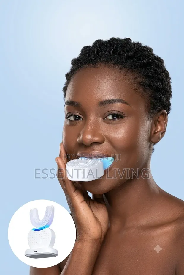 Brashi ya Meno ya Kiotomatiki ya U-Shape na Mwanga wa Bluu - 1