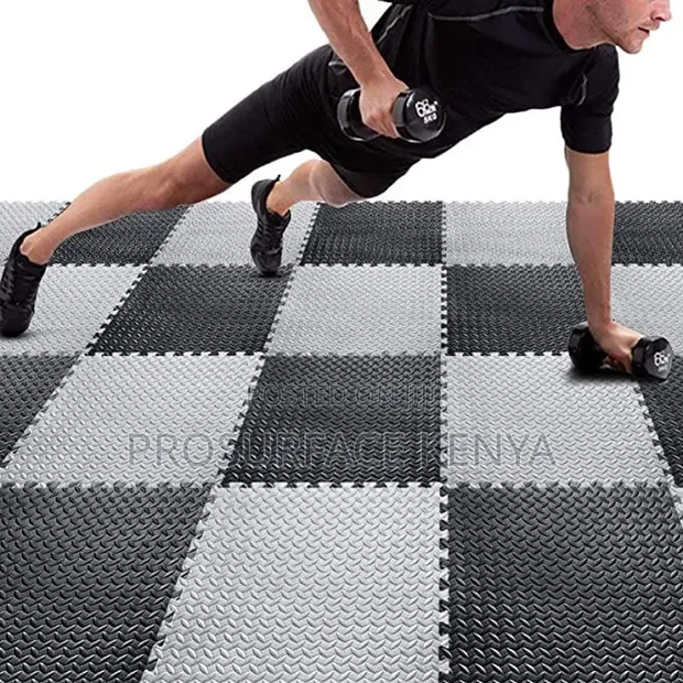 EVA Foam Floor Mat 60x60 | 10mm Home Gym Play Mat - 1