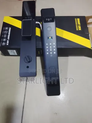Automatic Biometric Digital Door Lock - Black
