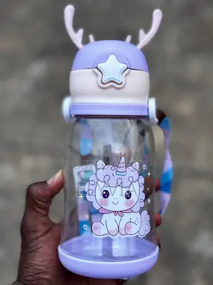 Chupa ya Maji ya Pamoja ya Unicorn Cartoon