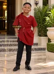 Maasai Boys Shirt and Shuka Set - 1