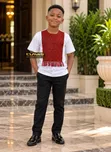 Maasai Boys Shirt and Shuka Set - 2