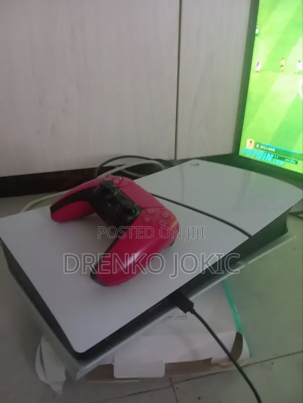 PS5 Slim Console with One Controller - 1