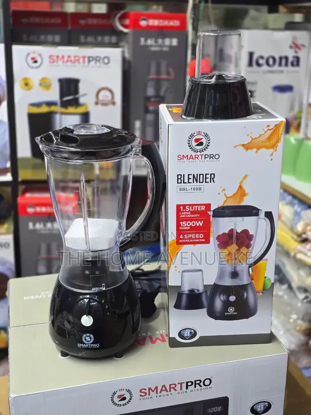 Smartpro Blender 2-in-1 - 1500W, 1.5L - 1