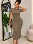 Stretchy Bodyshaper Dress - 3