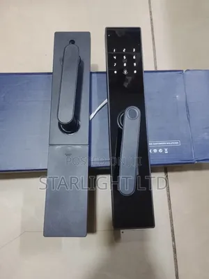 Handle-Integrated Fingerprint Door Lock