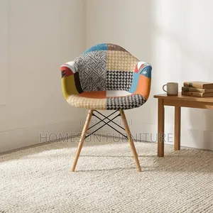 Kiti cha Mkono cha Patchwork - Cha Kisasa na Rahisi