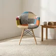 Kiti cha Mkono cha Patchwork - Cha Kisasa na Rahisi - 1