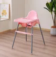 Multi-Functional Baby High Feeding Chair - Detachable Tray & Footrest - 5