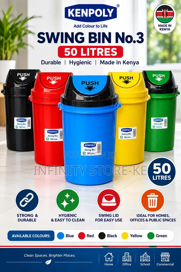 Kenpoly 50L Swing Bin - 1