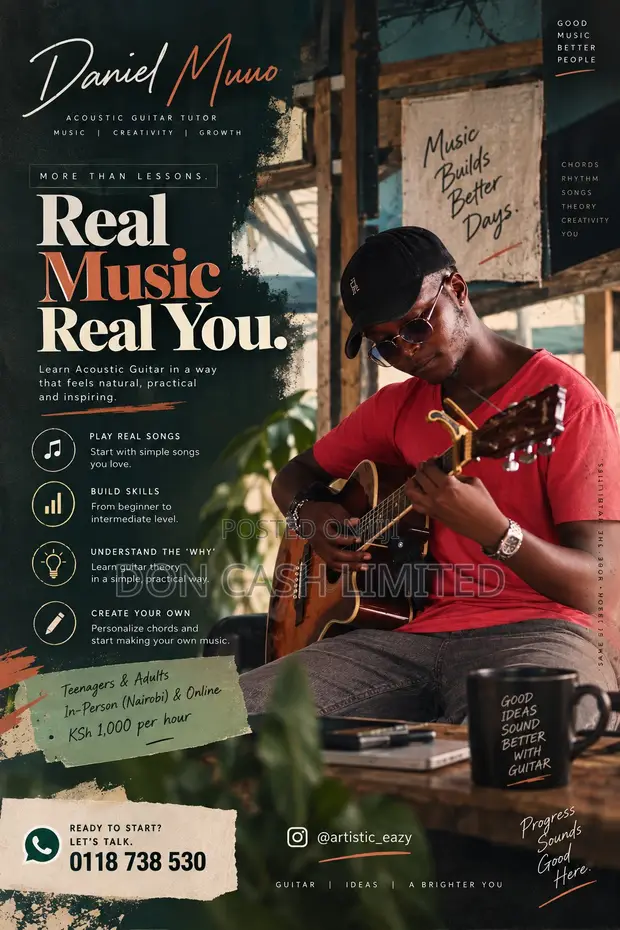 Acoustic Guitar Lessons for Beginners & Intermediate - 1