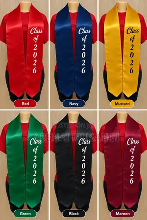 Classic Graduation Sash - Multi-Color Satin