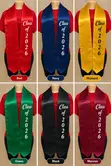 Classic Graduation Sash - Multi-Color Satin - 1