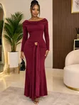Frontal Pattern Maxi Dress - 1
