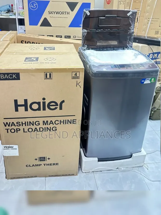 Haier 8kg Fully Automatic Top Loader Washing Machine - 1