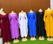 Mavazi Marefu ya Wanawake Plus Size/Free Size na Mkanda - 2