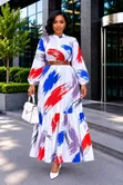 Ladies Popping Colored Maxi Dresses - 3