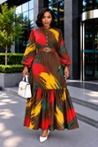 Ladies Popping Colored Maxi Dresses - 5
