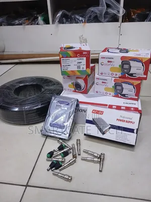 Hikvision 4CH Security Camera System - 2 ColorVu Dome Cameras