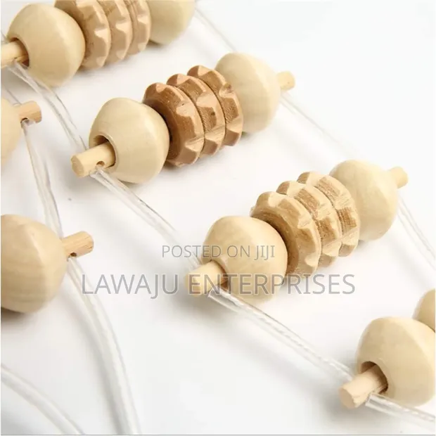 Wood Back Massage Roller Rope - 1