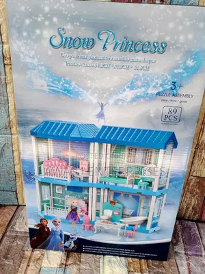 Princess Snow Doll House with Pool and Bridge