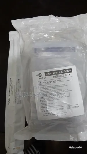 Chest Drainage Bottle and Catheter