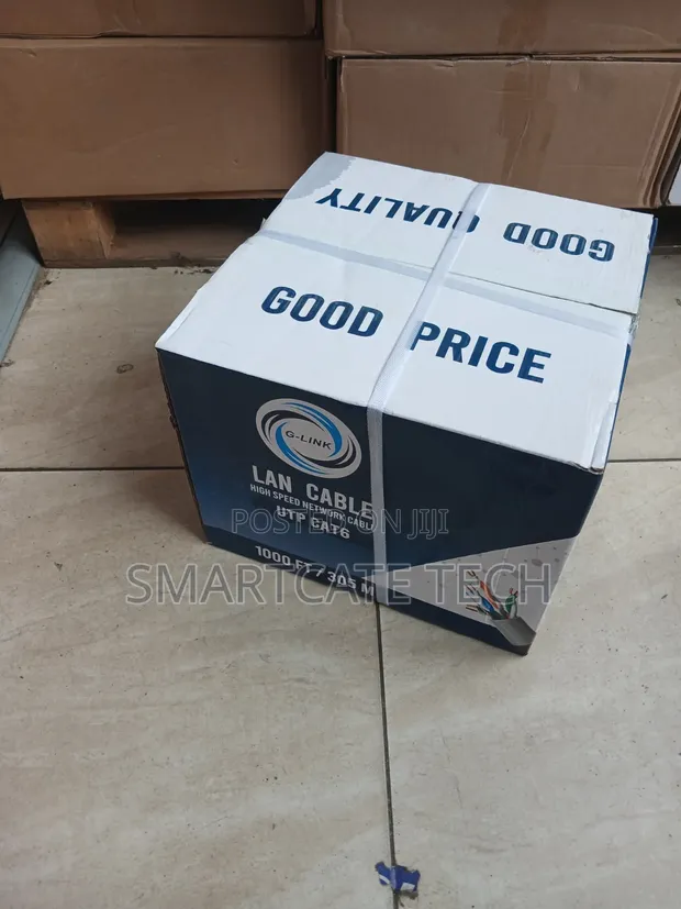 CAT6 UTP Outdoor Ethernet Cable 305M | High Speed LAN Cable - 1