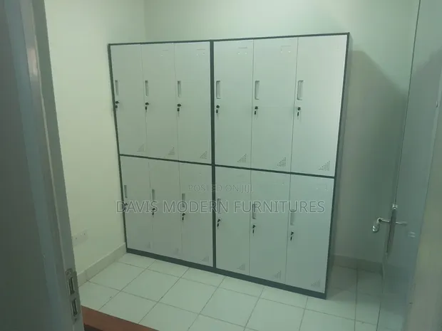 12-Door Metallic Staff Locker - Double Tier - 1