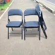 Viti vya Kukunja vya Mafunzo vya Leatherette (Nyeusi) - 1