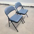 Viti vya Kukunja vya Mafunzo vya Leatherette (Nyeusi) - 2