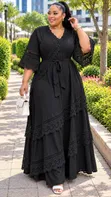 Quality Linen Maxi Dress - 2