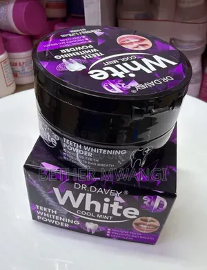 Dr. Davey White Cool Mint 3D Teeth Whitening Powder