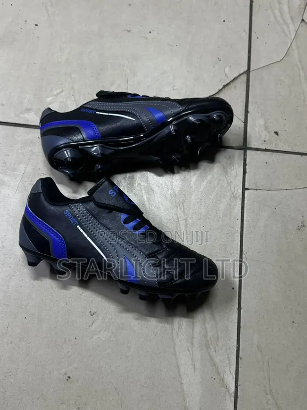 Black & Blue Football Boots - Sizes 31-45 - 1