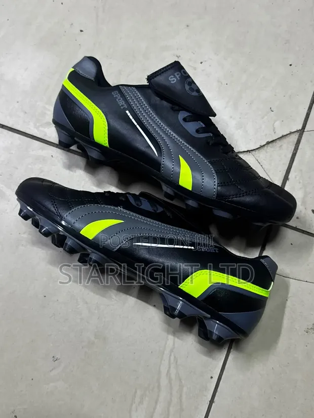 Sports Green Black Football Boots 37-45 - 1