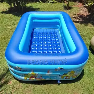 210cm Inflatable Swimming Pool - Family Outdoor Fun