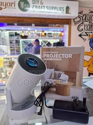 HY300 Smart Mini Projector - Portable Rechargeable LED