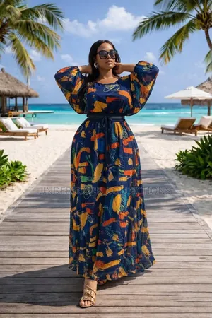 Ladies Multi-Coloured Two-Piece Skirt Suit