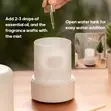 120ml Colorful Essential Oil Diffuser - White Base - 5