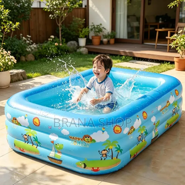 310cm Large Inflatable Swimming Pool - 1