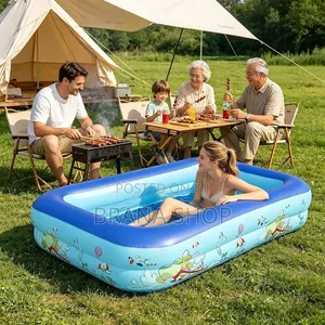 Large 310cm Inflatable Swimming Pool - Family Outdoor Fun