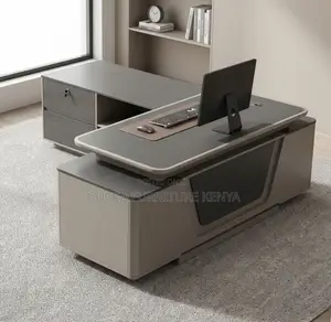 Imported CEO's L-Shaped Executive Table - 2.4m