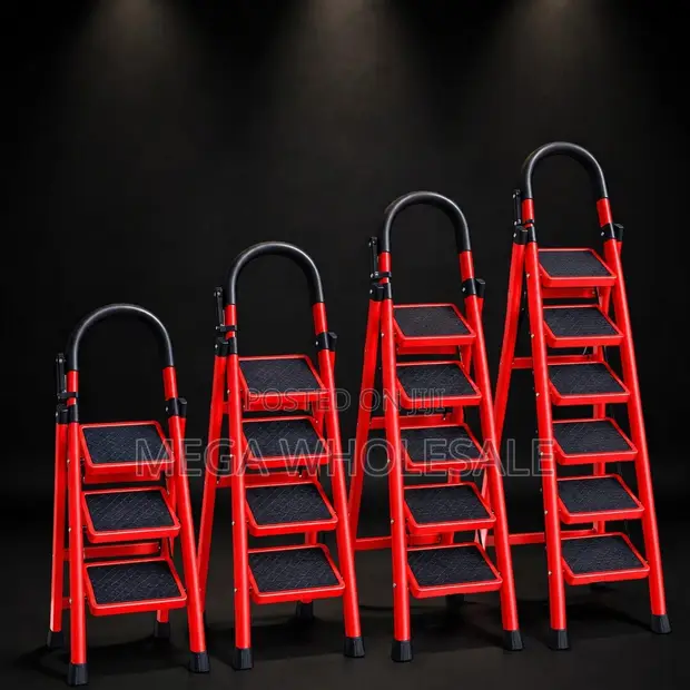 2, 3, 4, 5 Step Folding Multipurpose Ladder - 1