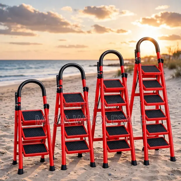 Durable Folding Step Ladder (2-5 Steps) - 1