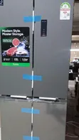 Syinix 421L Refrigerator Milango 4, Grey - 2