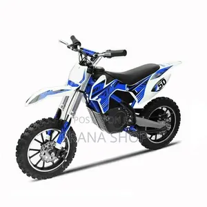 Baiskeli ya Umeme ya Udongo ya Watoto Mtindo wa CRF 450RX - 24V 250W Bluu
