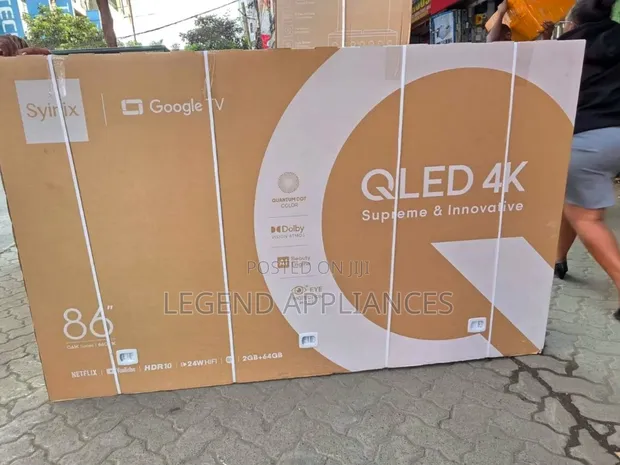 Syinix 86 Inch QLED Google TV Dolby Vision/Atmos 86Q61K - 1